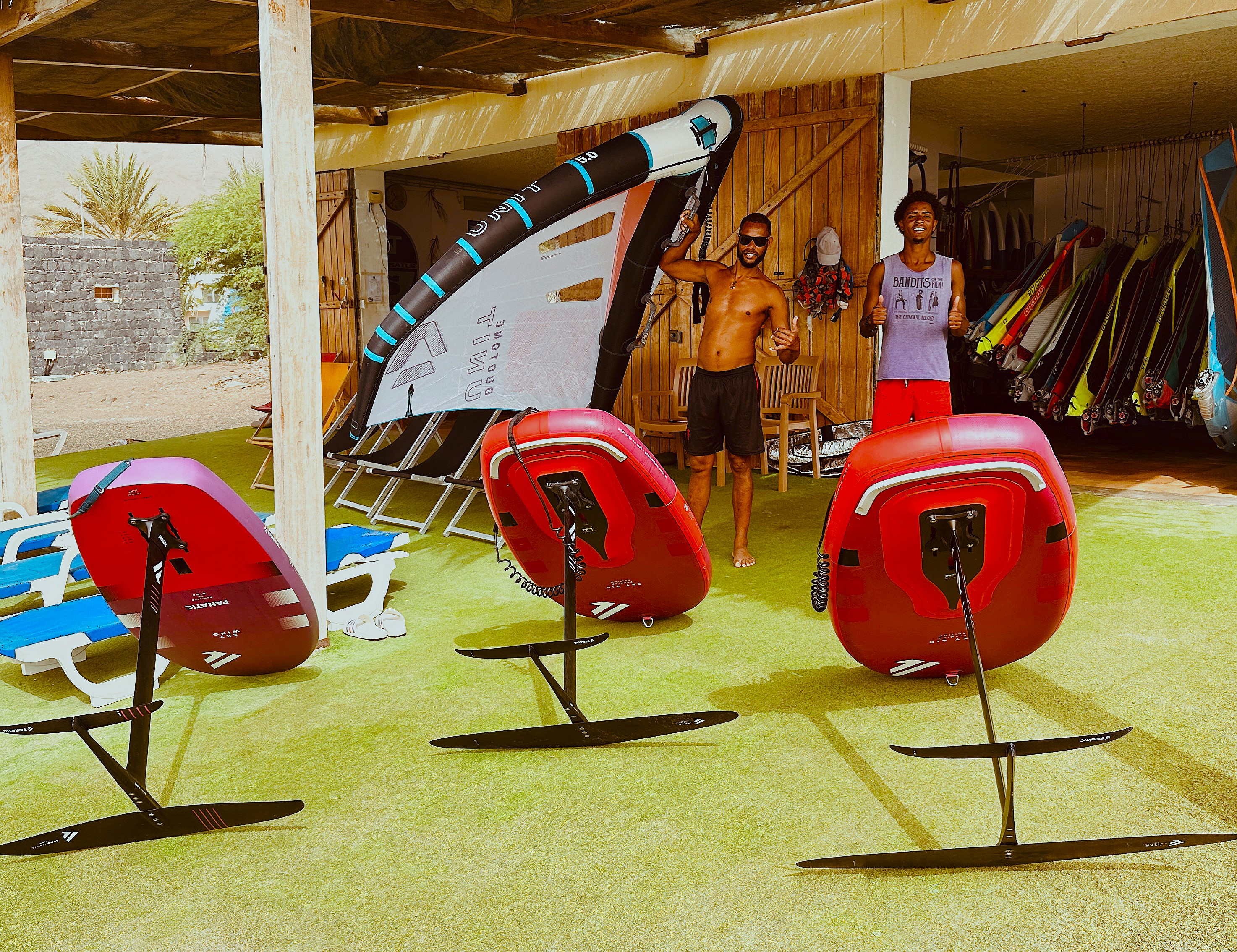 Wingsurfen Kapverden Sao Vicente Winfoiling